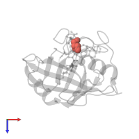 Modified residue ABA in PDB entry 5a0e, assembly 1, top view.