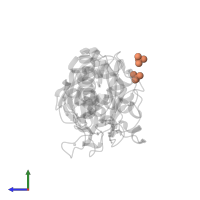 trimethylamine oxide in PDB entry 5a3y, assembly 1, side view.