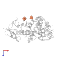 trimethylamine oxide in PDB entry 5a3y, assembly 1, top view.