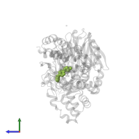 N,N-dimethyl-2-(4-phenoxyphenoxy)ethanamine in PDB entry 5aen, assembly 1, side view.