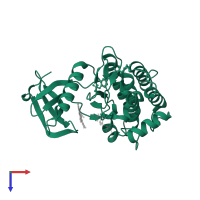 Tyrosine-protein kinase SYK in PDB entry 5c26, assembly 1, top view.