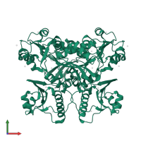 Calsequestrin-1 in PDB entry 5crh, assembly 1, front view.