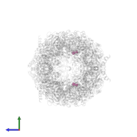 2-(N-MORPHOLINO)-ETHANESULFONIC ACID in PDB entry 5cz8, assembly 1, side view.