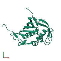 Polymerase basic protein 2 in PDB entry 5efa, assembly 1, front view.