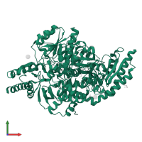 Ornithine aminotransferase in PDB entry 5eqc, assembly 1, front view.