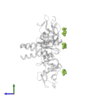 PHOSPHOCHOLINE in PDB entry 5ffr, assembly 1, side view.