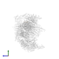 UNIDENTIFIED PEPTIDE in PDB entry 5g05, assembly 1, side view.