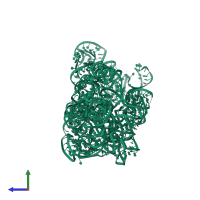 PDB entry 5g2y coloured by chain, side view.