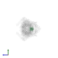 Proteasome subunit beta type-6 in PDB entry 5gjr, assembly 1, side view.