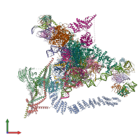 PDB entry 5gmk coloured by chain, front view.