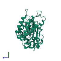 Platelet-derived growth factor receptor alpha in PDB entry 5grn, assembly 1, side view.