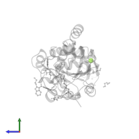 MAGNESIUM ION in PDB entry 5h4d, assembly 2, side view.