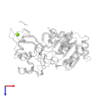 MAGNESIUM ION in PDB entry 5h4d, assembly 2, top view.