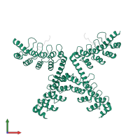 Poly [ADP-ribose] polymerase tankyrase-1 in PDB entry 5hkp, assembly 1, front view.