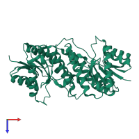 Short-chain dehydrogenase/reductase SDR in PDB entry 5idq, assembly 1, top view.