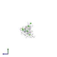 CALCIUM ION in PDB entry 5ij2, assembly 1, side view.