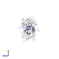 Neuronal migration protein doublecortin in PDB entry 5ikc, assembly 1, side view.