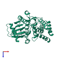 Bifunctional AAC/APH in PDB entry 5iqa, assembly 1, top view.