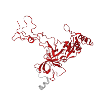 The deposited structure of PDB entry 5it7 contains 1 copy of Pfam domain PF00297 (Ribosomal protein L3) in Large ribosomal subunit protein uL3. Showing 1 copy in chain E [auth BB].