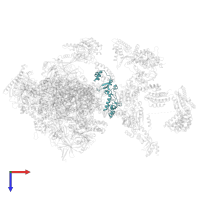Transcription initiation factor IIE subunit beta in PDB entry 5iy9, assembly 1, top view.