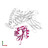 Killer cell lectin-like receptor 3 in PDB entry 5j6g, assembly 1, front view.