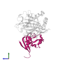 Killer cell lectin-like receptor 3 in PDB entry 5j6g, assembly 1, side view.