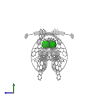 BARIUM ION in PDB entry 5jeu, assembly 1, side view.