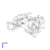 PHOSPHATE ION in PDB entry 5js2, assembly 1, top view.