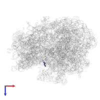 Modified residue 3AU in PDB entry 5jte, assembly 1, top view.