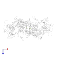 GLYCEROL in PDB entry 5k33, assembly 1, top view.