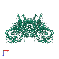 Catalase-peroxidase in PDB entry 5l02, assembly 1, top view.