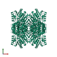 Aldehyde dehydrogenase 1A1 in PDB entry 5l2m, assembly 1, front view.