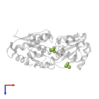 METHYLPHOSPHONIC ACID ESTER GROUP in PDB entry 5lq8, assembly 1, top view.