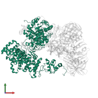 DNA polymerase III subunit alpha in PDB entry 5m1s, assembly 1, front view.
