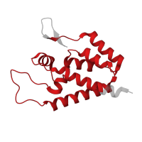 The deposited structure of PDB entry 5mdg contains 6 copies of Pfam domain PF00607 (gag protein p24 N-terminal domain) in Gag protein. Showing 1 copy in chain L [auth H].