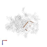 Pre-mRNA-splicing factor SNT309 in PDB entry 5mq0, assembly 1, top view.