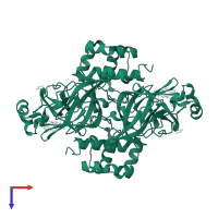 3C-like proteinase nsp5 in PDB entry 5n19, assembly 1, top view.