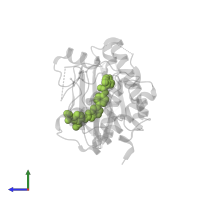 (2~{R})-2-(4-fluorophenyl)-~{N}-[4-[2-[(2-methoxy-4-methylsulfonyl-phenyl)amino]-[1,2,4]triazolo[1,5-a]pyridin-6-yl]phenyl]propanamide in PDB entry 5n9s, assembly 1, side view.