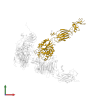 Integrin beta-6 in PDB entry 5nem, assembly 1, front view.