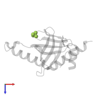 SULFATE ION in PDB entry 5njk, assembly 1, top view.