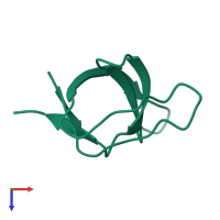 Tyrosine-protein kinase ABL2 in PDB entry 5np3, assembly 1, top view.