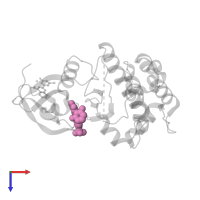 4-({5-amino-1-[(2,6-difluorophenyl)carbonyl]-1H-1,2,4-triazol-3-yl}amino)benzenesulfonamide in PDB entry 5obr, assembly 1, top view.