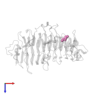 TRIETHYLENE GLYCOL in PDB entry 5olr, assembly 1, top view.
