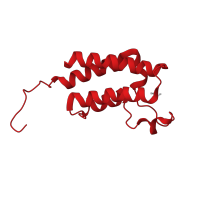 The deposited structure of PDB entry 5pd3 contains 1 copy of CATH domain 1.20.920.10 (Histone Acetyltransferase; Chain A) in Bromodomain adjacent to zinc finger domain protein 2B. Showing 1 copy in chain A.