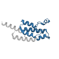 The deposited structure of PDB entry 5pp6 contains 2 copies of Pfam domain PF00439 (Bromodomain) in Bromodomain-containing protein 1. Showing 1 copy in chain B.