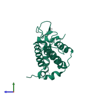 Nuclear autoantigen Sp-100 in PDB entry 5px1, assembly 1, side view.