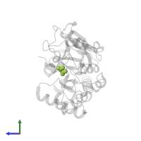 MALONATE ION in PDB entry 5q37, assembly 1, side view.