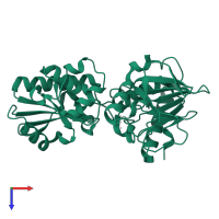 DNA cross-link repair 1A protein in PDB entry 5q91, assembly 1, top view.