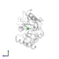 NICKEL (II) ION in PDB entry 5q91, assembly 1, side view.