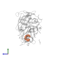 TETRAETHYLENE GLYCOL in PDB entry 5rcu, assembly 1, side view.